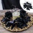 thumbnail image 1 of sruoe Halloween Decorations, Indoor Halloween Decor, Halloween Decor, Tabletop Decoration, Fall Wreaths, Holiday Decor, Artificial Wreaths, Halloween Candle Wreath, Candlestick Wreath for Home Party, 1 of 6
