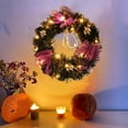 thumbnail image 1 of sruoe Halloween Decorations, Indoor Outdoor Halloween Decor, Artificial Wreaths, Halloween Decorations for Outside, Front Door Wreaths, Spooky Wreath Decoration, 1 of 5