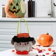 thumbnail image 1 of sruoe Halloween Treat Bags, Candy Bags, Candy Bucket, Goodie Bags, Halloween Candy Bags for Kids, Spooky Pumpkin Tote Bag, Halloween Decoration, Reusable Candy Snack Bags, Party Gift Favors Decor, 1 of 7