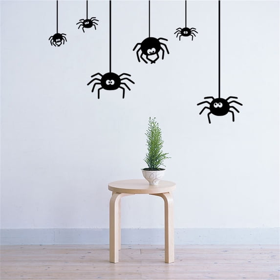 sruoe Halloween Wall Decals, Halloween Wall Sticker Window Glass Decorations, Wall Decal for Living Room, Bedroom, Party Decor