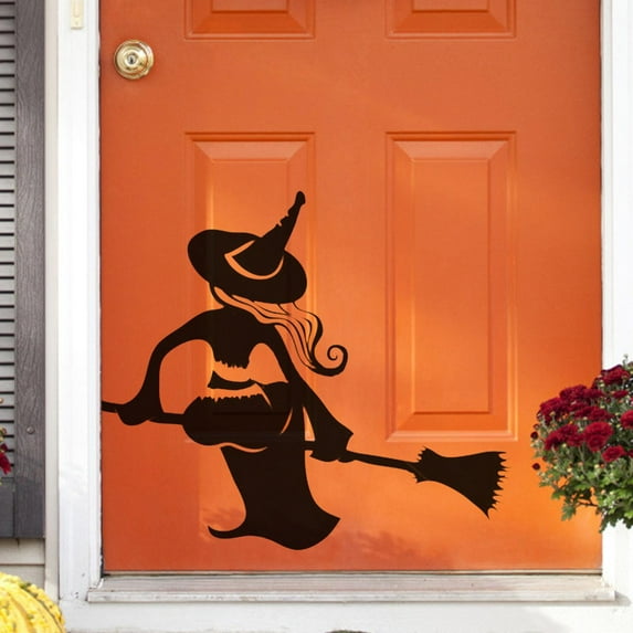 sruoe Halloween Wall Decals, Halloween Wall Sticker Window Scene Decorations, Window Glass Stickers Decoration, Wall Decal for Living Room, Bedroom, Party Decor