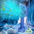 thumbnail image 1 of sruoe Handheld Fan Foldable, Handheld Fans Mini, Fan for Bedroom, Portable Rechargeable Fan for Outdoor lndoor, Variable Fan, 1 of 6