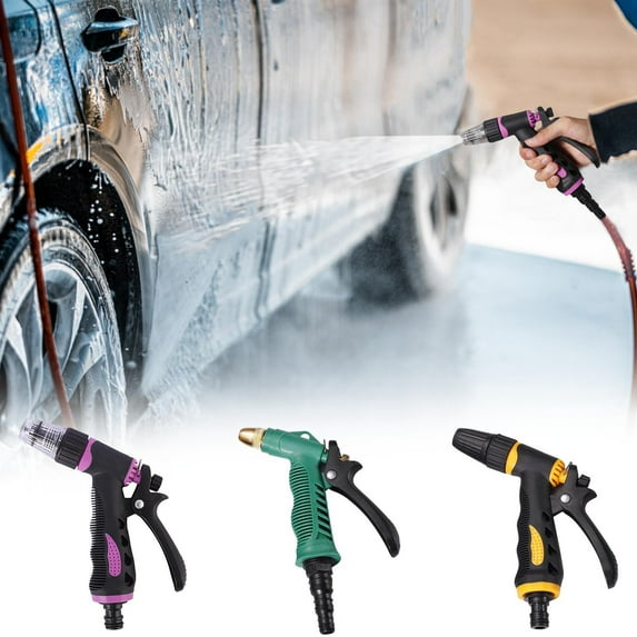 sruoe High Pressure Water Spray, Water Nozzles for Hose, Garden Washer Hose Nozzles, Multifunction Cleaning Watering Nozzle Household, Pressure Spray Gun for Car Washing, Lawn and Patio