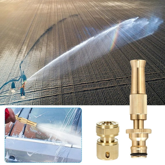 sruoe High Pressure Water Spray, Water Nozzles for Hose, Garden Washer Hose Nozzles, Multifunction Cleaning Watering Nozzle Household, Pressure Spray Gun for Car Washing, Lawn and Patio