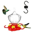 thumbnail image 1 of sruoe Hummingbird Feeder, Hummingbird Feeders for Outdoors Hanging, Window Hummingbird Feeder for Birds Patio Garden Family Decorative Viewing, Plastic, 1 of 6