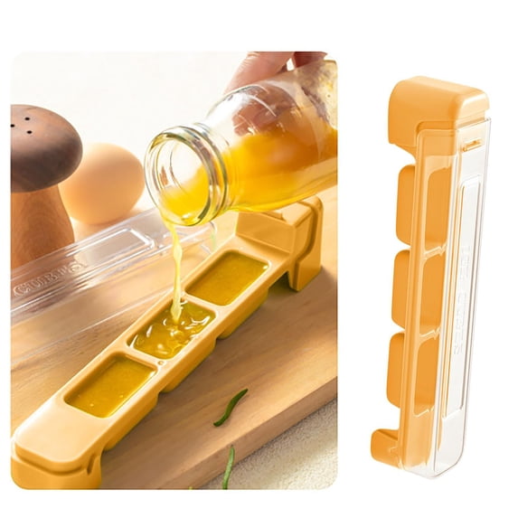 sruoe Ice Cube Trays, Ice Cube Trays Plastic Small Cubes, Portable Ice Trays for Freezer Clearance, Ice Container, Whiskey