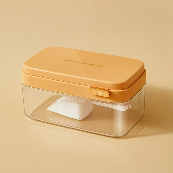 sruoe Ice Cube Trays, Ice Cube Trays for Freezer, Ice Cube Tray with Lid, 28 Pcs Ice Cube, Plastic, Square Ice Lattice, Household Ice Making