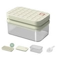thumbnail image 1 of sruoe Ice Cube Trays, Ice Cube Trays for Freezer, Ice Cube Tray with Lid, 28 Pcs Ice Cube, Plastic, Square Ice Lattice, Household Ice Making, 1 of 7