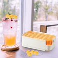 thumbnail image 1 of sruoe Ice Cube Trays, Ice Cube Trays for Freezer, Ice Cube Tray with Lid, 28 Pcs Ice Cube, Plastic, Square Ice Lattice, Household Ice Making, 1 of 6