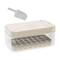 thumbnail image 1 of sruoe Ice Cube Trays, Ice Cube Trays for Freezer, Ice Cube Tray with Lid, 28 Pcs Ice Cube, Plastic, Square Ice Lattice, Household Ice Making, 1 of 7