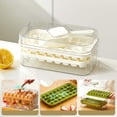 thumbnail image 1 of sruoe Ice Cube Trays, Ice Cube Trays for Freezer, Ice Cube Tray with Lid, 56 Pcs Ice Cube, Plastic, Square Ice Lattice, Household Ice Making, 1 of 6