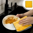 thumbnail image 1 of sruoe Kitchen Dish Cloths for Washing Dishes, Dish Cloth Towel, Kitchen Towels, Cleaning Rags Microfiber, Washable Absorbent Oil Rectangular Towel, Thick Towel Wipe Table Dishwashing Rag, 1 of 6