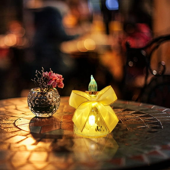 sruoe LED Candles Lights, Candle Flameless, Tea Lights Candles Battery Operated, Fake Candles, Halloween Tabletop Decor, Small Night Light, Candle Lamp for Christmas Ornaments Home Patio Decorative