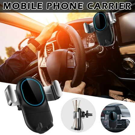 sruoe Magsafe Car Mount Charger Fast Charging Auto Clamping Air Vent Phone Holder Mount Bracket Compatible for iPhone, Samsung, Google, LG