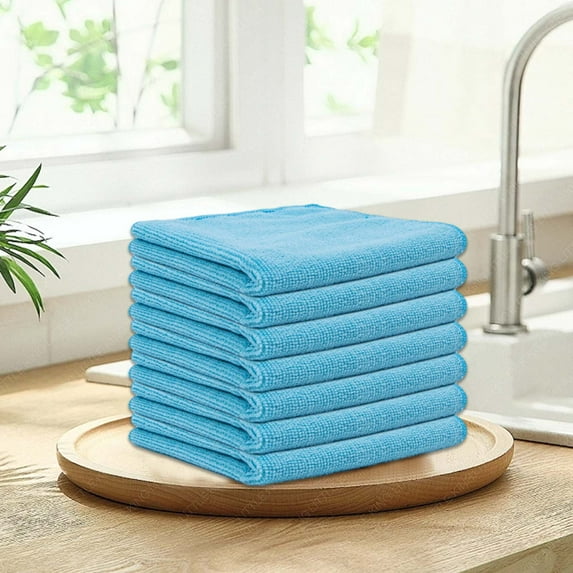 sruoe Microfiber Cleaning Cloths, Kitchen Dish Cloths Scrubbing, Cleaning Rags, Cleaning Rags Reusable, Kitchen Towel, Car Cleaning, Absorbent Dishcloth for Home Kitchen