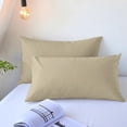 thumbnail image 1 of sruoe, Microfiber Pillowcases Set of 2 Pack, Solid Color Sleep Pillowcase, Extra Soft Pillowcase, Double Brushed - Ultra Soft Pillow Covers, Breathable Pillow Cases for Home Travel, 29.5x20in, 1 of 6