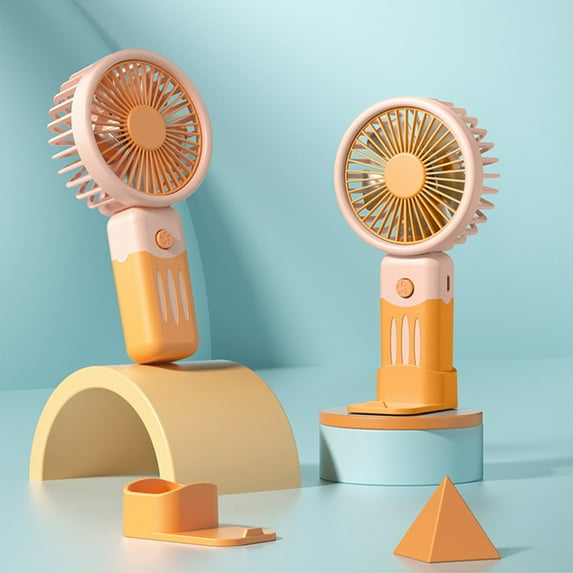 sruoe Mini Fan Handheld, Mini Hand Fans Electric, Small Fan, Hight Speed USB Silent Charging Handheld Fan, Speed Shift Hand Fan