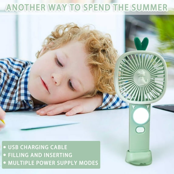 sruoe Mini Handheld Fan, Portable Handheld Fan Silent, Hand Fan, Small Fan, Portable Fan for Travel, Mini Fan for Desk, Battery Operated Outdoor Fans, Personal Fans
