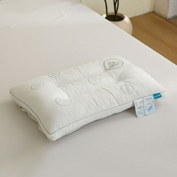 sruoe Neck Pillow, Neck Pillow for Neck Pains Clearance, Cervical Pillow for Sleeping, Side and Back Flat Sleeper, Standard Cervical Core Pillow for Adults, Household, Bedroom