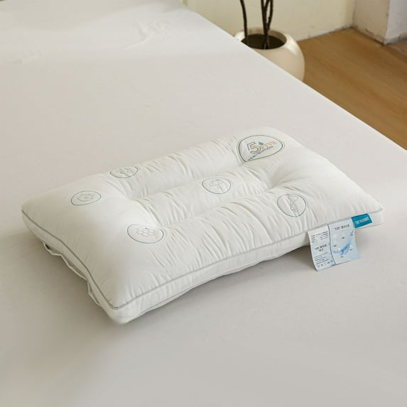 sruoe Neck Pillow, Neck Pillow for Neck Pains Clearance, Cervical Pillow for Sleeping, Side and Back Flat Sleeper, Standard Cervical Core Pillow for Adults, Household, Bedroom