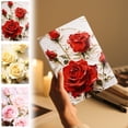 thumbnail image 1 of sruoe Notebook Journal, Rose Floral Hardcover Journal Notebook, College Ruled Lined Pages, Elegant Aesthetic Notebook for Work, College Daily Journaling, 8.27" x 5.83", 1 of 7