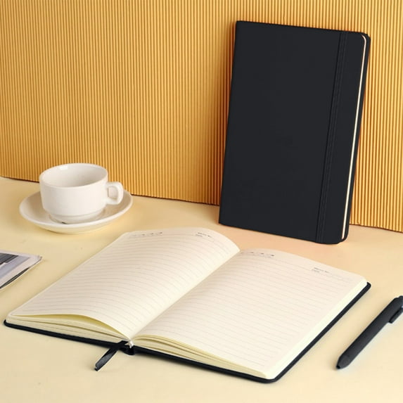 sruoe Notebook Planner 2025, Notebooks College Ruled, A5 Thick Notebook, Notebooks for Work, Business Notebook, Writing Journal Pads, Hardcover Memo Notepad for Office Supplies, PU