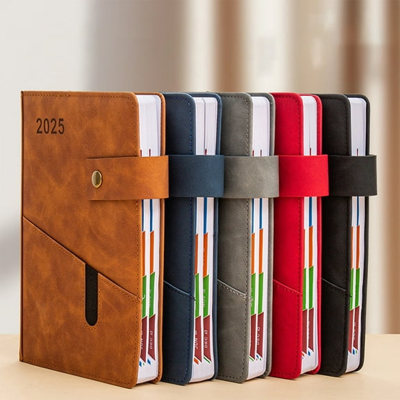 sruoe Notebook Planner 2025, Notebooks College Ruled, A5 Thick Notebook, Notebooks for Work, Business Notebook, Writing Journal Pads, Hardcover Memo Notepad for Office Supplies, Paper