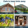 thumbnail image 1 of sruoe Owl Reflective Bird Repellent Strips Outdoor Yard Decoration, Eco-Friendly Hanging Deterrent with 24 inch Reflective Tape for Garden, Balcony, Patio, and Fruit Tree Protection, 1 of 3