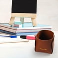 thumbnail image 1 of sruoe Pencil Holder, Pencil Holder Cup Work Place, Unique Pen Holder, Pencil Holders and Pencil Cups, Pen Holder Cup for Desk Single Piece, PU, 1 of 4