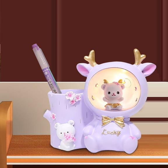 sruoe Pencil Holder, Pencil Holder Cup Work Place, Unique Pen Holder, Pencil Holders and Pencil Cups, Pen Holder Cup for Desk Single Piece, Resin