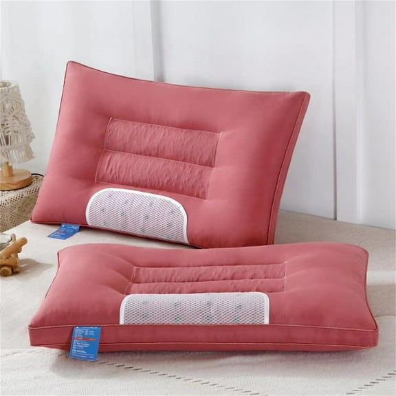 sruoe Pillows for Bed, Protects The Cervical Spine And Helps Sleep Memory Foam Pillows Adult And Student Household Massage Clearance Sale Birthday Gifts