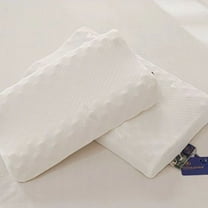 sruoe Pillows for Bed, Soft Breathable Hypoallergenic Sleep Bed Pillows, Cooling Pillows for Queen Size, Standard Sleep Household Pillows for Side, Stomach, Back Sleeper, Rubber