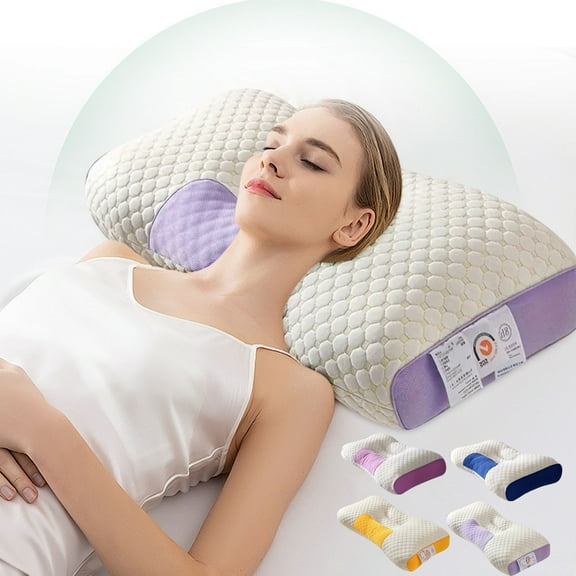 sruoe Pillows for Bed King Extra Firm, Protects The Cervical Spine And Helps Sleep Neck Pillow for Side and Back Sleepers