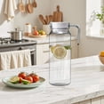 thumbnail image 1 of sruoe Pitchers for Beverages, Pitcher with Lid, Large Capacity Kettle, Juice Pitcher, Handle Water Pitcher for Iced Tea Coffee, Juice Jug, Dishwasher Safe Cold Water Pot, Lemonade, Plastic, 1 of 5