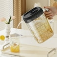 thumbnail image 1 of sruoe Pitchers for Beverages, Pitcher with Lid, Large Capacity Kettle, Juice Pitcher, Handle Water Pitcher for Iced Tea Coffee, Juice Jug, Dishwasher Safe Cold Water Pot, Lemonade, Plastic, 1 of 5