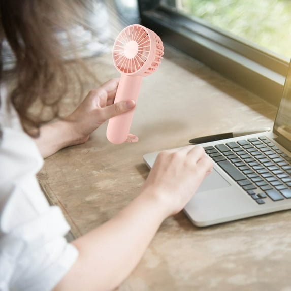 sruoe Portable Handheld Fan, Mini Fan, Mini Handheld Fans in Bulk, Desk Fan, Battery Rechargeable Personal Fan