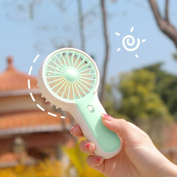 sruoe Portable Handheld Fan, Mini Fan, Mini Handheld Fans in Bulk, Desk Fan, Battery Rechargeable Personal Fan