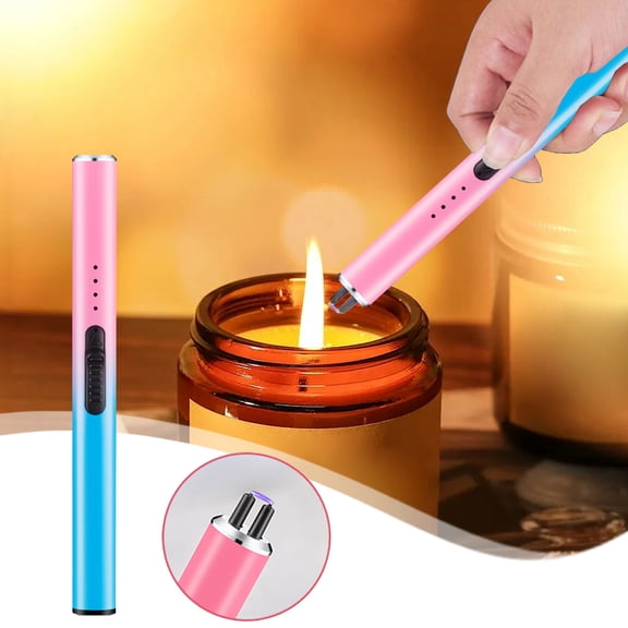 sruoe Rechargeable Lighter Torch Lighters for Smoking Mini Portable Lighters Men's Gifts Outdoor BBQ Baking