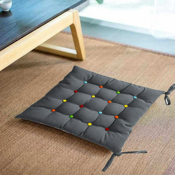 sruoe Seat Cushion, Indoor Seat Cushions, Seat Pads for Kitchen Chairs, Floor Cushion, Square Washable Breathable Cushions, Seat Pads for Chairs, Home, Dining, Kitchen