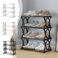 thumbnail image 1 of sruoe Shoe Racks, Shoe Rack for Entryway Single Shelf, Shoe Rack for Front Door Entrance, Shoe Storage, for Multilayer Home Shoe Rack, Stainless Steel Shoe Rack, 1 of 6