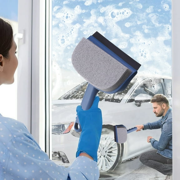 sruoe Shower Squeegees, Window Squeegee Cleaner Tool, Cleaning Shower Doors, Handheld Cleaner Squeegee, Squeegees for Cleaning Windows, Bathrooms, Glass Doors, Car Brush Wiper