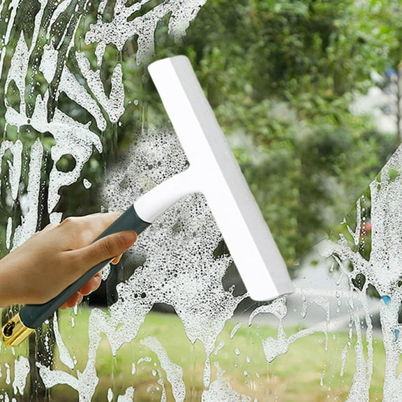 sruoe Squeegee for Shower, Shower Scraper Squeegee, Window Squeegee with Scrubber, Mirror scraper, Squeegees for Glass Door, Car, Tile Cleaning Scraping, Kichen Tabetop Water Witpers