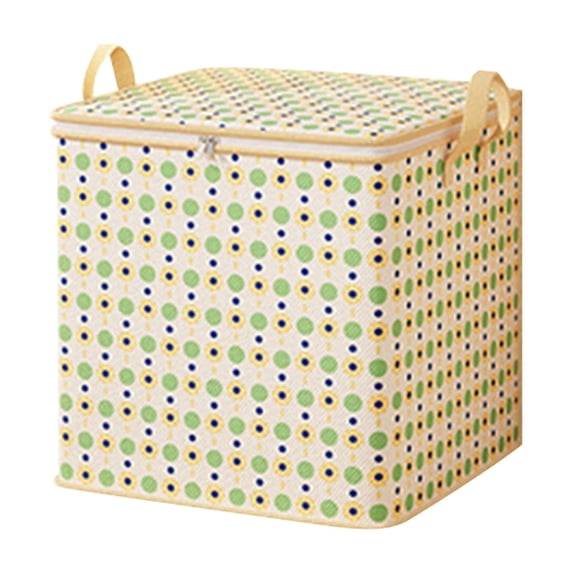 sruoe Storage Bins for Clothes, Storage Bins with Lids, Cube Storage Bin, Large Storage Bags With Zipper & Handles, Collapsible Storage Bins 50 Gallon for Clothing Blanket Beddin