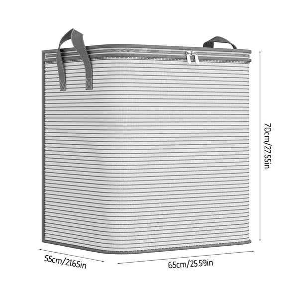 sruoe Storage Bins with Lids, Stackable Storage Bins for Clothes, Cube Storage Bin, Large Storage Bags With Zipper & Handles, Collapsible Storage Bins 50 Gallon for Clothing Blanket Beddin