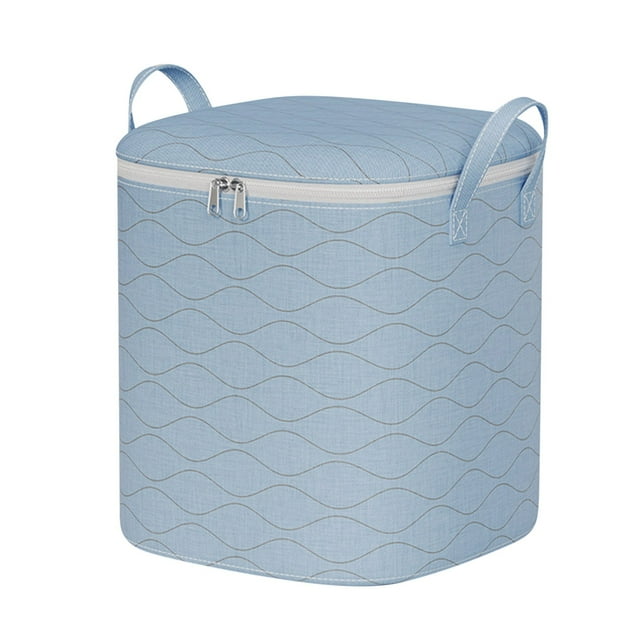 sruoe Storage Bins with Lids, Stackable Storage Bins for Clothes, Cube Storage Bin, Large Storage Bags With Zipper & Handles, Collapsible Storage Bins 50 Gallon for Clothing Blanket Beddin