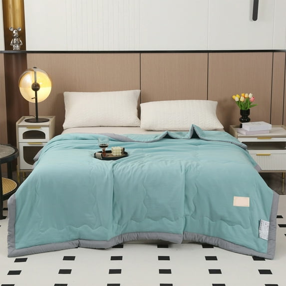 sruoe Summer Cool Quilts, Cooling Quilts for Bed, Light Quilt, Sleep Quilt, Thin Quilt, Cooling Comforter, Quilts for Bed, Breathable Hypoallergenic Washable Quilt