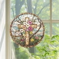 thumbnail image 2 of sruoe Sun Catcher, Stained Glass Window Hanging, Suncatcher Cardinal Acrylic, Garden Ornaments, Pendant Sun Catcher for Home Yard Wall Art Window Decor, 2 of 6