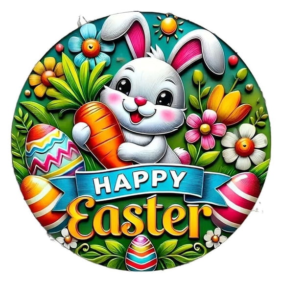 sruoe Sun catchers Windows Hanging, Stained Glass Panels, Acrylic Suncatcher, Suncatchers Outdoor Easter Bunny Decoration, Christmas Home Garden Courtyard Window Indoor Hanging Ornament