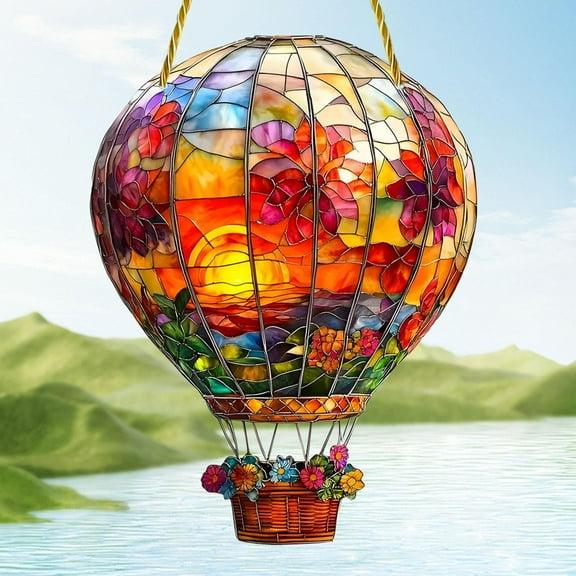 sruoe Suncatchers Windows Hanging, Indoor Outdoor Sun Catchers Ornaments, Sunlight Catcher, Colorful Acrylic Window Hanging Decoration for Garden Wall Hang Decor