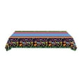 thumbnail image 1 of sruoe Tablecloth, 54 X 108in Carnival Mask Tablecloth, Waterproof Machine Washable Foldable Purple Rectangle Tablecloths, Table Cloth for Dining, Home, Party Decor, Plastic, 1 of 6